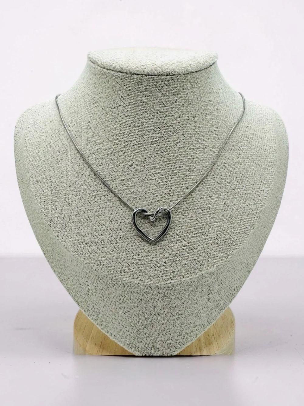 The Classic Heart Pendant in Silver - Stainless Steel